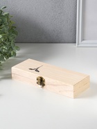 Шкатулка для росписи дерево «Эйфелева башня», для творчества, декора, 3.5×19.2×7.2 см - Фото 12