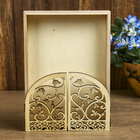 Заготовка дерево под роспись для ключницы "Калитка с узорами" 26,5х19х4 см - Фото 1