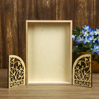 Заготовка дерево под роспись для ключницы "Калитка с узорами" 26,5х19х4 см - Фото 3