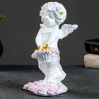 Фигура "Ангел хранящий любовь" белый 10х10х20,5см - фото 24230115