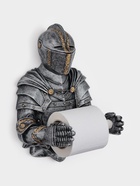 Держатель для туалетной бумаги «Рыцарь», 18×22×32 см, хром - Фото 4