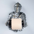 Держатель для туалетной бумаги "Рыцарь" 18х22х32см - Фото 4