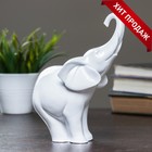 Фигура "Слон" белый, 15х8х18см - фото 8422494