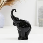 Фигура "Слон" черный, 16х9х18см - фото 8422499