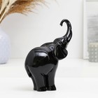 Фигура "Слон" черный, 16х9х18см - фото 8422498