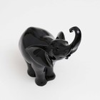 Фигура "Слон" черный, 16х9х18см - фото 8422500