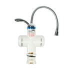 Кран-водонагреватель UNIPUMP BEF-001-02, проточный, 3000 Вт, max нагрев до 60 С, белый - Фото 5