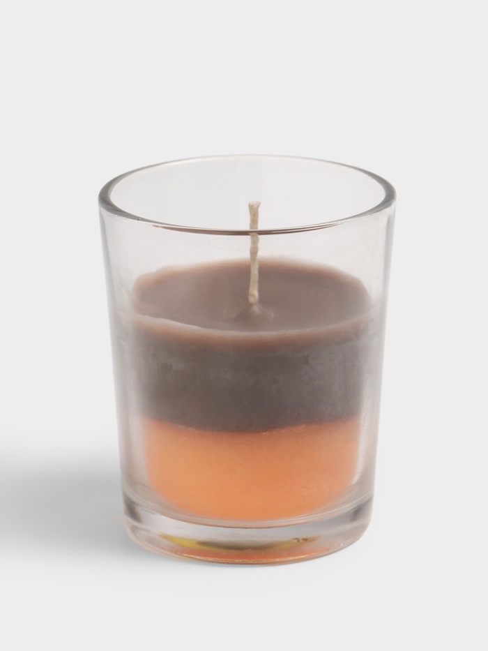 Свеча в стеклянном стаканчике «Двойной аромат», 6.5×6.5×7.5 см, МИКС аромата - Фото 1