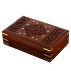 Шкатулка «Узор ромбом», 20×13×6 см, дерево - Фото 4