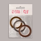 Лента клеевая для декора ногтей «Блёстки», 3 шт., 1 мм, 18 м, серебристая, золотистая, бронзовая - Фото 4