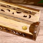 Подставка под благовония "Классика" дерево 30,5х4х4,5 см 3403843 - фото 319816263