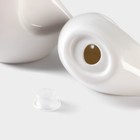 Набор для специй BellaTenero «Совы», солонка 100 мл, перечница 130 мл, на бамбуковой подставке, фарфор, белый - Фото 6