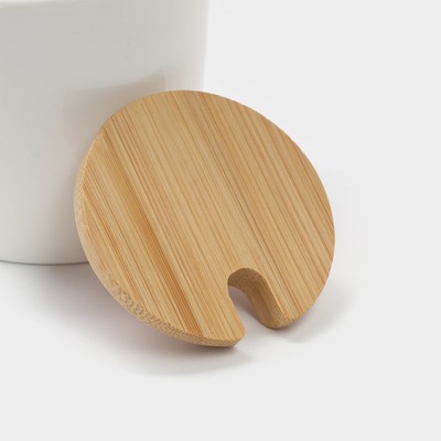 Набор для специй BellaTenero, 5 предметов: солонка 50 мл, перечница 50 мл, сахарница 200 мл с ложкой, на подставке, фарфор, белый