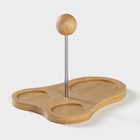 Набор для специй BellaTenero, 3 предмета: солонка 80 мл, перечница 80 мл, сахарница с ложкой 300 мл, фарфор, белый - Фото 14