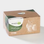 Набор для специй BellaTenero, 3 предмета: солонка 80 мл, перечница 80 мл, сахарница с ложкой 300 мл, фарфор, белый - Фото 16