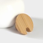 Набор для специй BellaTenero, 3 предмета: солонка 80 мл, перечница 80 мл, сахарница с ложкой 300 мл, фарфор, белый - Фото 5