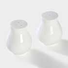 Набор для специй BellaTenero, 3 предмета: солонка 80 мл, перечница 80 мл, сахарница с ложкой 300 мл, фарфор, белый - Фото 8