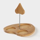 Набор для специй BellaTenero, 5 предметов: солонка 80 мл, перечница 80 мл, сахарница с ложкой 170 мл, на бамбуковой подставке, фарфор, белый - Фото 14