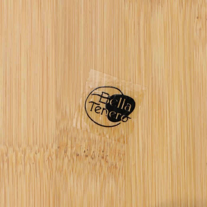 Набор фарфоровый сервировочный на бамбуковой подставке BellaTenero, 5 предметов: 5 соусников, палочки, подставка - фото 1884882290