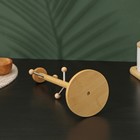 Набор фарфоровых кружек на бамбуковой подставке BellaTenero, 4 предмета: 300 мл, цвет белый - Фото 3