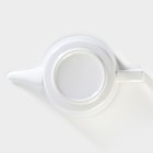 Набор фарфоровый чайный на бамбуковой подставке Доляна «Эстет», 5 предметов: чайник 800 мл, 4 кружки 220 мл, цвет белый - Фото 10