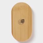 Набор для специй BellaTenero, солонка 130 мл, перечница 130 мл, на бамбуковой подставке, фарфор, белый - Фото 8