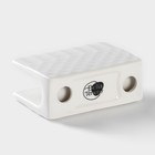 Набор для специй BellaTenero, 4 предмета: солонка 110 мл, перечница 110 мл, салфетница, на бамбуковой подставке, фарфор, белый - Фото 11