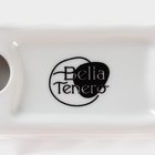 Набор для специй BellaTenero, 4 предмета: солонка 110 мл, перечница 110 мл, салфетница, на бамбуковой подставке, фарфор, белый - Фото 12