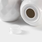 Набор для специй BellaTenero, 4 предмета: солонка 110 мл, перечница 110 мл, салфетница, на бамбуковой подставке, фарфор, белый - Фото 8