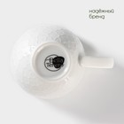 Набор чайный BellaTenero, 6 предметов: 2 чашки 350 мл, 2 деревянных блюдца d=12 см, 2 ложки, на бамбуковой подставке, керамика, белый - Фото 8