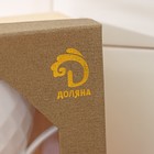 Набор керамический чайный «Эстет», 6 предметов: 2 чашки 350 мл, 2 деревянных блюдца, 2 ложки, цвет белый - Фото 5