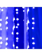 Гирлянда «Водопад» 2×1.5 м, IP44, прозрачная нить, 400 LED, свечение синее, 8 комбинаций режимов, 220 В - Фото 7