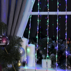 Гирлянда «Водопад» 2 х 3 м, IP44 прозрачная нить, 800 LED, свечение мульти, 32 режима, 220 В - Фото 2