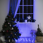 Гирлянда "Водопад" 2 х 3 м , IP44, прозрачная нить, 800 LED, свечение синее, 32 режима, 220 В - Фото 1