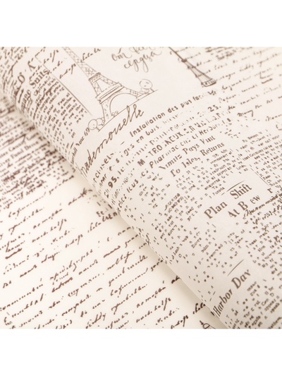 Пергамент для цветов «Газета», 50 х 70 см