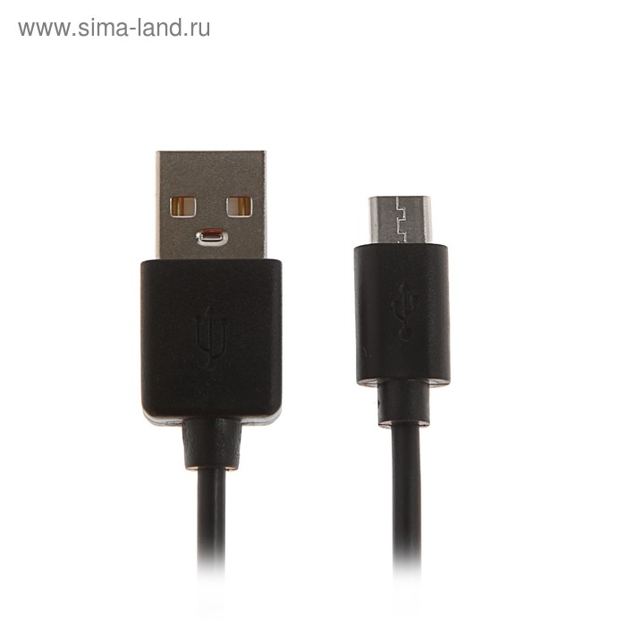 Кабель Blast, microUSB - USB, 1 А, 2 м, черный - Фото 1