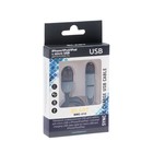 Кабель Blast, micro USB - Lighting - USB, 2 в 1, 1 А, 1 м, плоский, черный - Фото 3