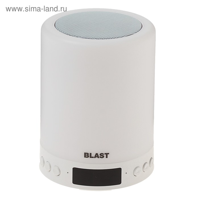 Портативная колонка Blast BAS-860, BT, 5 Вт, FM, микрофон, 1200 мАч, белая - Фото 1