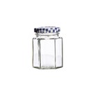 Гранёная банка с крышкой Kilner Twist Top, 110 мл - Фото 1