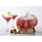 Диспенсер для напитков Kilner Barrel на подставке, 1 л, в подарочной упаковке - Фото 16