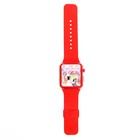 Часы детские музыкальные «Любимые пони», звуковые эффекты, цвет красный - Фото 2