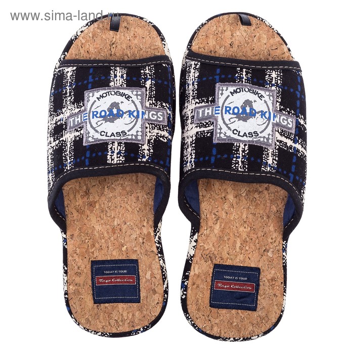 Тапочки детские TinGo, размер 37, чёрные - Фото 1