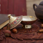 Шкатулка «Царская», 8×8×7.5 см, латунь - Фото 2