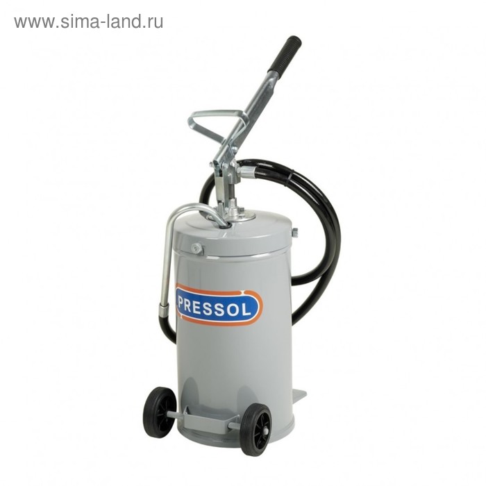 Передвижной маслораздатчик Pressol 17790, емкость 14 л, ручной, масла до SAE 40, 85 см3/ход   398231 - Фото 1