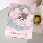 Брошь «Бабочка» мотылёк, цветная в серебре - Фото 2