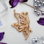 Брошь «Бабочка» хамелеон, цвет радужно-фиолетовый в золоте - Фото 2