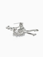 Брошь «Балеринка», цвет бело-сапфировый в серебре - Фото 6