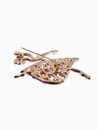 Брошь «Балерина» в платье, цветная в золоте - Фото 3