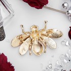 Брошь «Муха», цветная в золоте - Фото 2