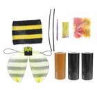 Карнавальный костюм «Пчёлка», сделай сам, корсет, ленты, брошки, аксессуары - Фото 3